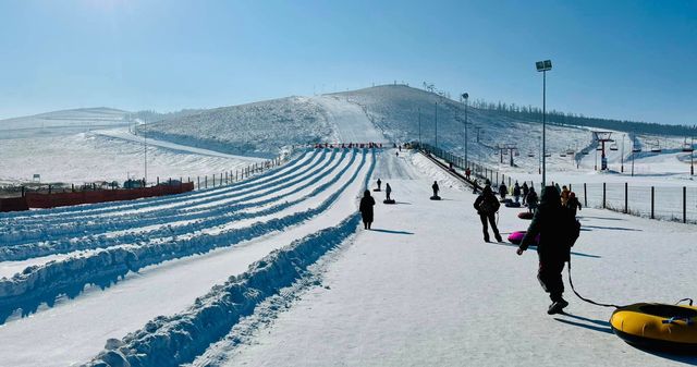 WINTER SKI AND NOMADIC FAMILY